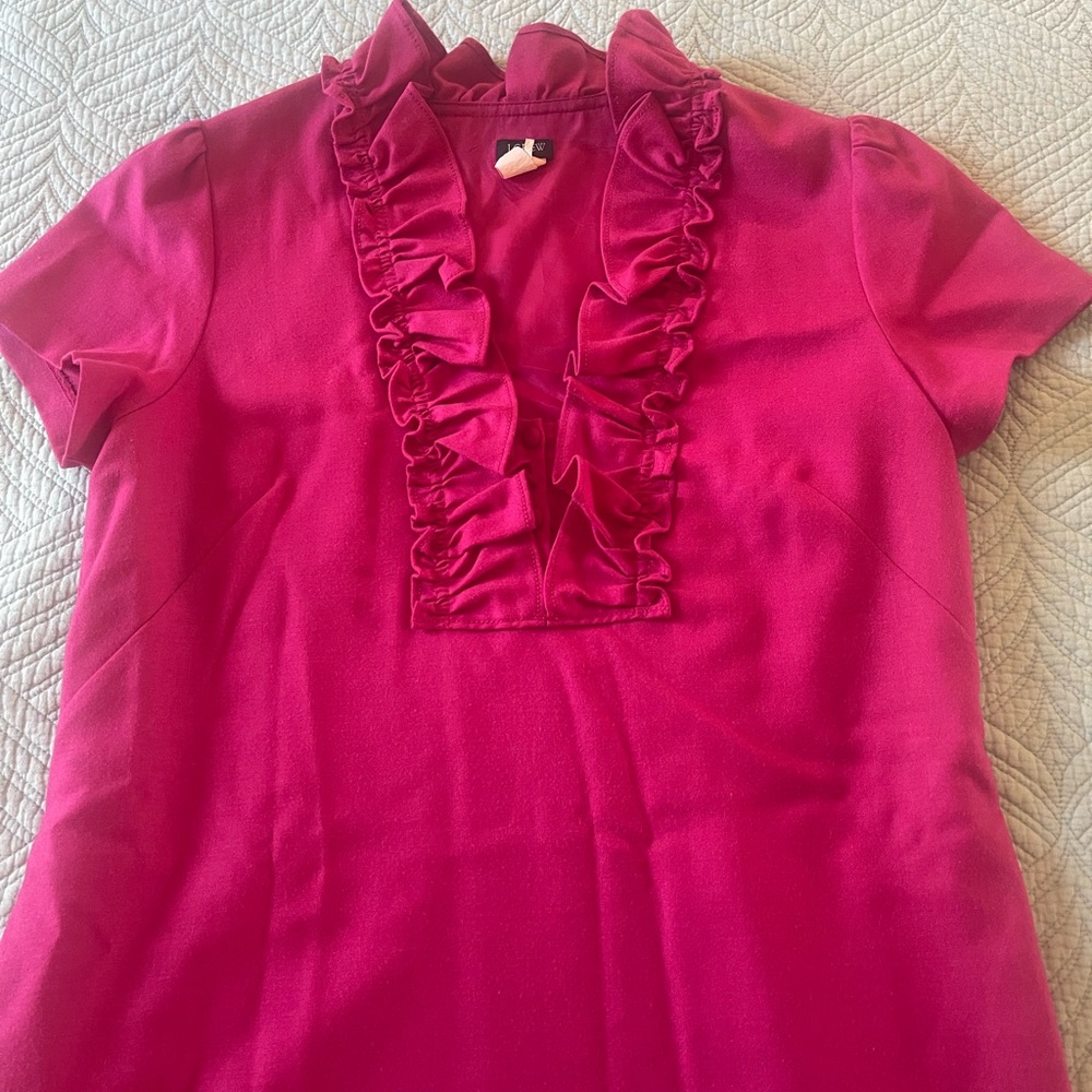JCREW size 12 short sleeved sheath dress